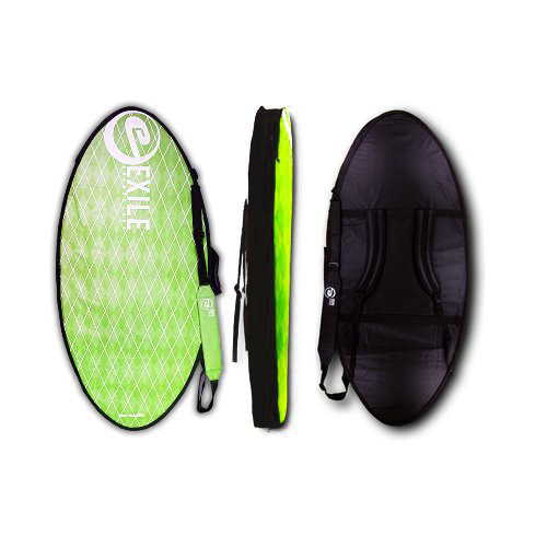 Exile Skimboards Travel Bag - Lime Deluxe (Double)(스킴보드 가방)